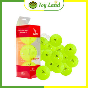 [Kamito] Hộp 3 Bóng Pickleball Kamito X-Force Banh Thi Đấu Quả 40 Lỗ Phụ Kiện Thể Thao Đồ Chơi