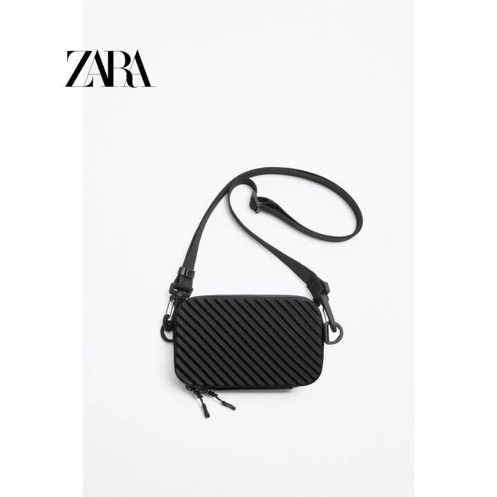 ZARA New Men s Bag Bag For Men Black Box Mens Bag Single Shoulder