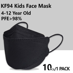 DDG 50PCS KF94 Kids Mask Kuromi Mask Highly Protective 4PLY 3D Protective Mask Disposable Breathable Masks Individual Packaging Duckbill Capybara Labubu Kid Mask Childrens Masks Individually Packaged Masks