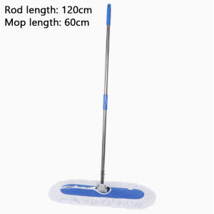 【Original+24hours delivery】Heavy Duty Floor Dust Mop Complete Set With Cotton Pads Industrial Commercial Washable and Reusable Cotton Pads