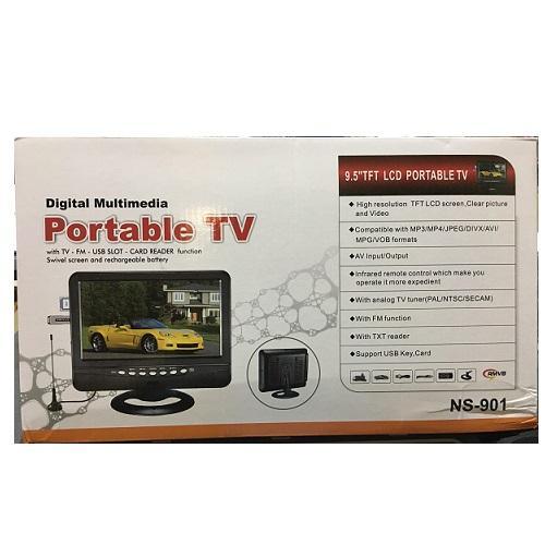NS901 9.5 TFT LCD Portable TV (Black) Lazada PH