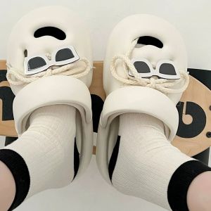 2026 Womens summer slippers wear new super fire all-match non-slip eva sandals