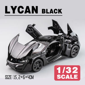 LEO 1:24 & 1:32 Lykan Hypersport Metal Diecast Alloy Cars Model Toy Car For Boys Child  Kids Gift Toys Vehicle Hobbies