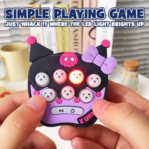 Sanrio Kuromi Melody Mini Whack-a-mole Game Console: A Fun & Fall-Resistant Keychain