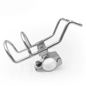 Marine Grade Steel Fishing Rod Rack Clamps On Marine Rod Holder Fishing Poles Bracket Marine Boats Accessory Enduring