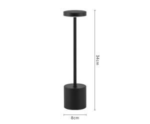 LED Desk Lamp 3-color Adjustable Desk Lamp Portable Touch Atmosphere Lamp USB Rechargeable Interior Decoration Night Light