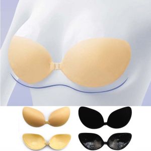 ELLIER หัวเข็มขัดด้านหน้า บราแบบมองไม่เห็น แนบชิด ป้องกันการกระแทก แผ่นรองหน้าอกแบบดันทรง นุ่มนวล รวบรวมหน้าอก ผ้าคลุมเต้านม ผู้หญิง
