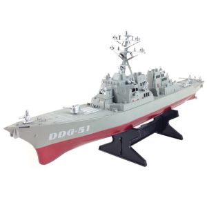 DDG-51 Navy Guided Missile Destroyer Ship Model Static Toys 44 CM / 17.32 INCHES with Display Stand