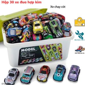 Bộ Đồ Chơi Xe Ô Tô Đua(Hộp Gồm 30 Xe Con)Xe Ô Tô Đồ Chơi Chạy Cót ALLOY CAR Dành Cho Bé Trai Chất Liệu Hợp Kim Chắc Chắn Đa Dạng - Tiệm Nhà Sóc 2023