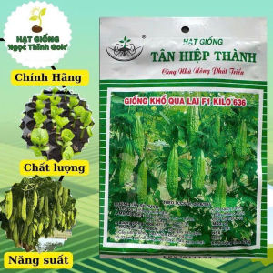 HẠT GIỐNG KHỔ QUA TÂN HIỆP THÀNH KILO 636 (20G) nảy mầm rất tốt trái dài đẹp năng suất cao