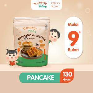 Yummy Bites Pancake & Waffle Mix 130 GR - Tepung Pancake MPASI Baby Anak
