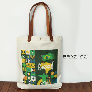 Totebag Souvenir Brazil Totebag Canvas Oleh Oleh Brasil