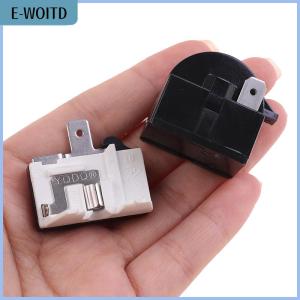 【E-WOITD】 2PCS QP2-4.7 PTC Starter Relay 1 Pin Refrigerator Starter Relay And 6750C-0005P Refrigerator Overload Protector