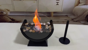 Indoor Fireplaces Heater Rustproof Metal Body Quick Assembly Alcohols Fireplaces Contemporary Room Fireplaces Decoration