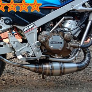 Knalpot YY Pang Kawasaki Ninja 150 R RR Super Kip Zx150 Repsol Plat Karat
