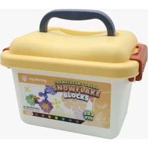 Mideer Translucent Color Snowflake Blocks - 200/500 Pcs available