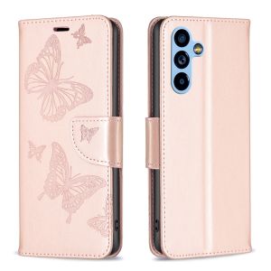 New Phone Case For Samsung Galaxy A14 A24 A54 A34 A04 A04S 5G Butterfly Magnetic Leather Wallet Card Slot Anti-Fall Flip Cover Casing