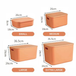🇸🇬 🔥 Koala Home Stackable Storage Box with lid/Large Storage Boxes/Cabinet organizer Organizer Quality Home收纳盒