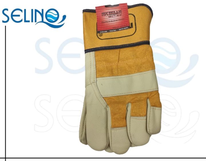 Niceman Safety Wear Quality Industrial Gloves Heavy Duty PU Leather