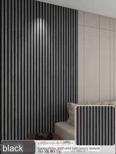 Three-dimensional grille TV background wall decoration ugly wall wainscot self-adhesive wall stickers wood veneer wall stickers 70cm*70cm