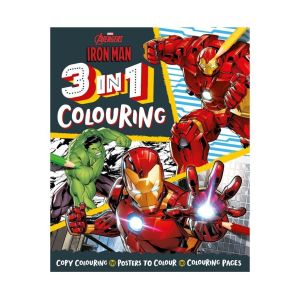 Disney Pixar 3 In 1 Colouring Book For Kids With Lightning McQueen Buzz Woody