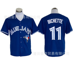 Blue Jays Jersey 11 # Bichette 6 # Manoah 4 # Springer Embroidered Baseball Uniform in Stock