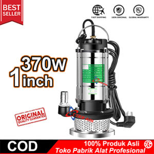 220V 370W Stainless Steel Pompa Submersible/Pertanian Memompa Alat Berkebun Limbah Bawah Air Self-priming Pompa Drainase Irigasi