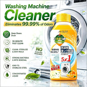 Japan Washing Machine Sterilizing Liquid Washing Machine Cleaner 250ML /Remove 99.9% of Germs Orange flavor