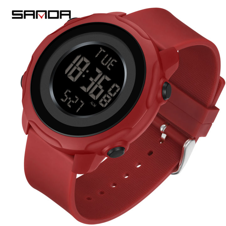 SANDA Top Brand Luxury Men's Sports Watches Waterproof Digital Men's ...