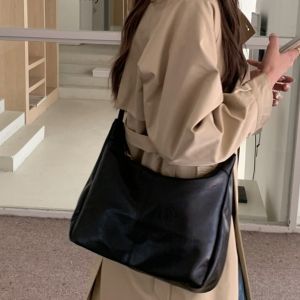DJAQWA Square Boston Crossbody Bag Y2k Hobo Women Handbag Simple Solid Color Leather Shoulder Bag Ladies