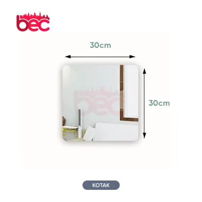 STICKER CERMIN OVAL 3D STIKER DINDING Kaca Acrylic Sudah Dengan Perekat Wallpaper Mirror Kamar Mandi