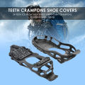 24 Teeth Spikes Crampons, Ice Snow Grips Cleats Crampons for Hiking Fishing. 