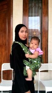 Gendongan Bayi Depan Belakang Samping Cuddle me Levana Carrier Cuddleme M shape Newborn - 3 tahun