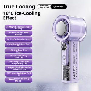 Portable fan equipped with 1~100 speed adjustment function built-in 3000mAh battery 10 hours of battery life supports USB charging personal mini fan suitable for travel outdoor activities camping and other scenarios