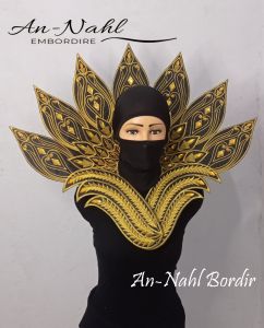 An-Nahl Kostum Karnaval Renda Bordir Motif Daun Jantung Hati