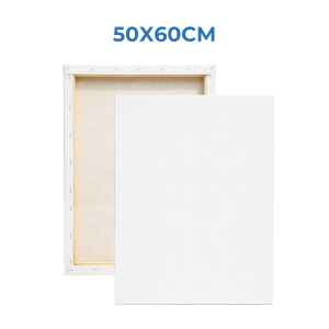 Stretched White Art Canvas for Painting | Wooden Frame Cotton Board DIY Picture Poster | Drawing Art Supplies SG