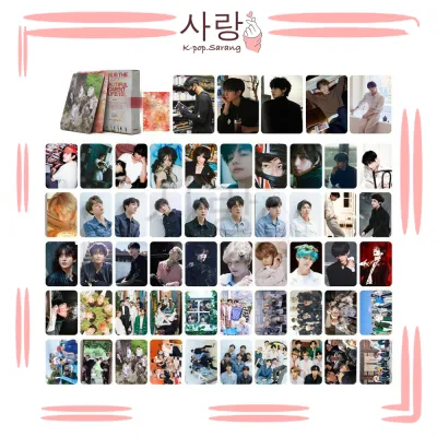 55cs BTS《WORLD TOUR - YOUNG FOREVER》White LOMO Card Set Collection Kpop Jungkook RM Suga Jimin J-Hope V Jin Photocard Kad Foto 10pcs