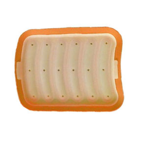 Mi.more Cetakan Sosis Mold Bahan Stainless Steel / Hot Dog 6 Sekat Handmade