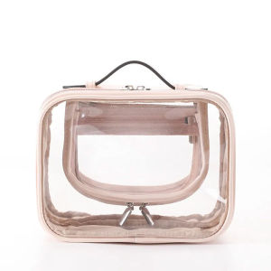 Waterproof Perjalanan Tahan Air Transparan Tas Perjalanan Kosmetik Transparan Penyelenggara Tas Kosmetik Make Up Bag Travel Transparent Cosmetic Travel Bag Organizer Tas Kosmetik Make Up Bag