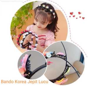 Bando Jepit Rambut Anak Korea Style Lucu