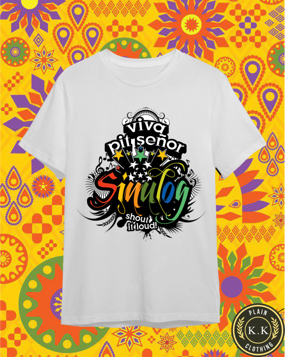 Sinulog Festival Viva Pit Senyor Tshirts Round Neck (Wholesale ...