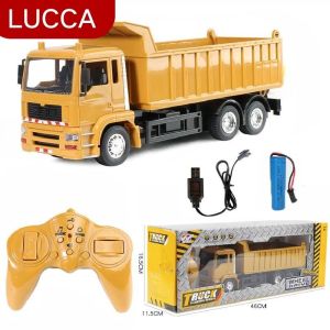 Mainan Dump Truck 8WD RC Mobil Remote Control Mobil Alat Berat Engineering Vehicle