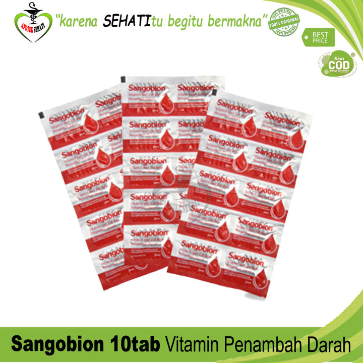 SANGOBION KAPSUL OBAT ANEMIA PENAMBAH DARAH ZAT BESI MINERAL