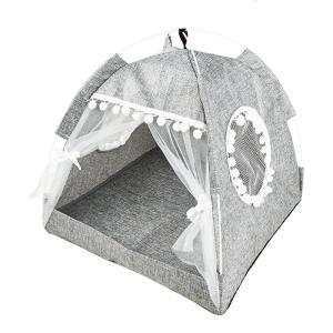 Pet Teepee Dogs Cat Bed for Cat Dogs Outdoor Camping Resting Tent Portable Lightweight Puppy Cat Pet Tent Moisture-Proof