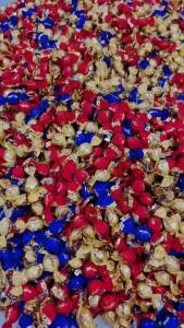 ช็อกโกแลตBamfula สอดไส้ไวท์ช็อกโกแลต500กรัมได้ประมาณ50ชิ้น