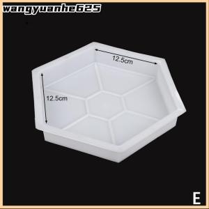 [WYH Store] 👗 Diy Path Maker Plastic Brick Mold Paving Pavement Walkway Molds Path Maker Middle Of Hole Shape Garden Path Concrete