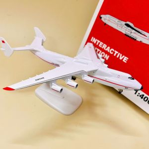MÔ HÌNH MÁY BAY VẬN TẢI ANTONOV AN-225 Mriya (Interactive Edition) PHIÊN BẢN CAO CẤP TỈ LỆ 1:400 KÈM ĐẾ TRƯNG BÀY