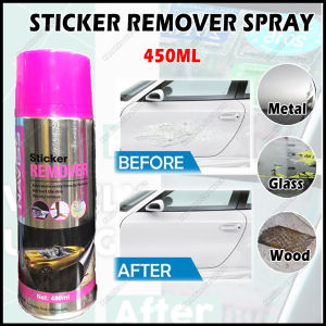 ✨ Naviss Sticker Remover 450ml  Adhesive Cleaning Car Glue Clear Double-Sided Adhesive Removal Remove Car Sticker Label Scrapper 不干胶贴纸 粘胶去除喷雾 粘胶去除剂 Penyembur Pembersih Pelekat Car Care DIY