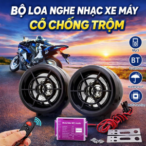 Loa Xe Máy Chống Trộm Nghe Nhạc Hay – Lắp Gọn Âm Thanh Sống Động