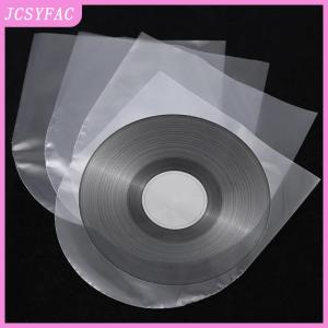 JCSYFAC 50Pcs 7 10 12 Inch Clear Vinyl Record Protecter LP Record Plastic Bag Anti-static Record Inner Sleeves Packaging Bag Clear Cover